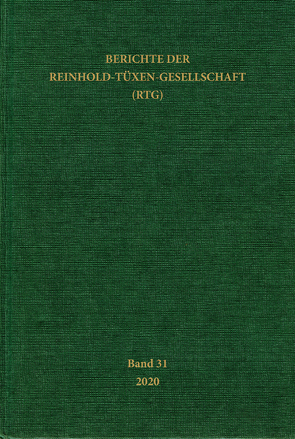 Berichte der Reinhold-Tüxen-Gesellschaft (RTG) von Küster,  Hansjörg