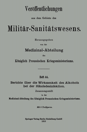 Berichte über die Wirksamkeit des Alkohols bei der Händedesinfektion