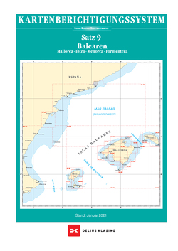 Berichtigung Sportbootkarten Satz 9: Balearen (Ausgabe 2022)