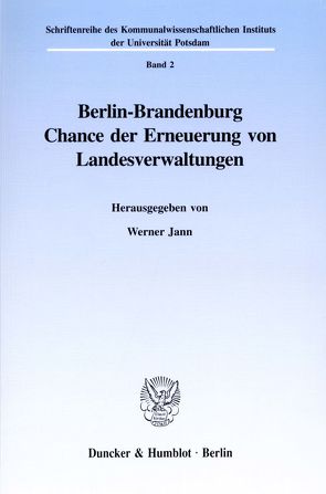 Berlin-Brandenburg. von Jann,  Werner