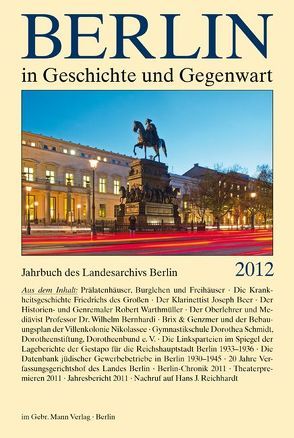 Berlin in Geschichte und Gegenwart von Breunig,  Werner, Schaper,  Uwe