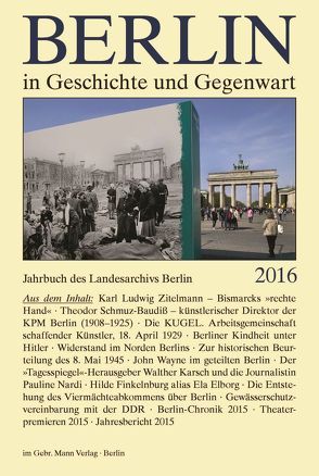 Berlin in Geschichte und Gegenwart von Breunig,  Werner, Schaper,  Uwe