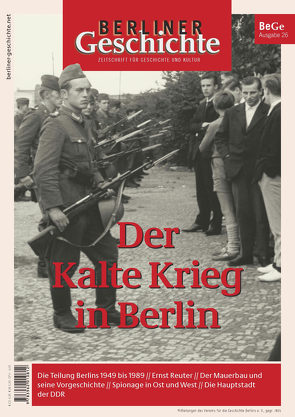 Berliner Geschichte – Zeitschrift für Geschichte und Kultur von Verein für die Geschichte Berlins e. V.,  gegr. 1865