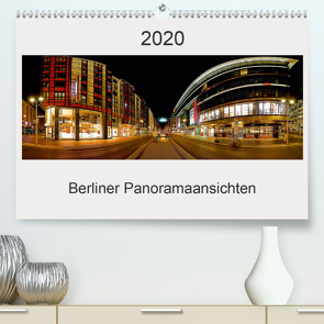 Berliner Panoramaansichten 2020 (Premium, hochwertiger DIN A2 Wandkalender 2020, Kunstdruck in Hochglanz) von manne-schwendler-durchblick