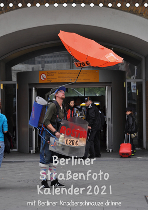 Berliner Straßenfoto Kalender 2021 (Tischkalender 2021 DIN A5 hoch) von Drews,  Marianne