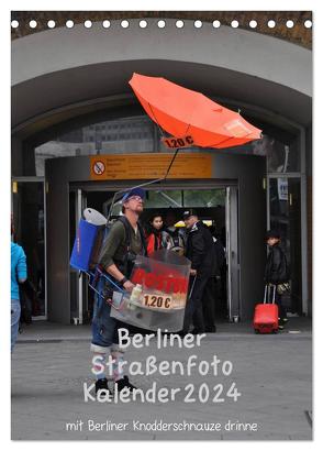 Berliner Straßenfoto Kalender 2024 (Tischkalender 2024 DIN A5 hoch), CALVENDO Monatskalender von Drews,  Marianne