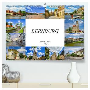 Bernburg Impressionen (hochwertiger Premium Wandkalender 2024 DIN A2 quer), Kunstdruck in Hochglanz von Meutzner,  Dirk