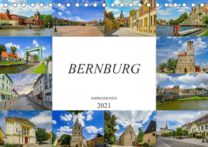 Bernburg Impressionen (Tischkalender 2021 DIN A5 quer) von Meutzner,  Dirk