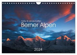 BERNER ALPEN – Natur und Landschaften (Wandkalender 2024 DIN A4 quer), CALVENDO Monatskalender von Koch,  Lucyna