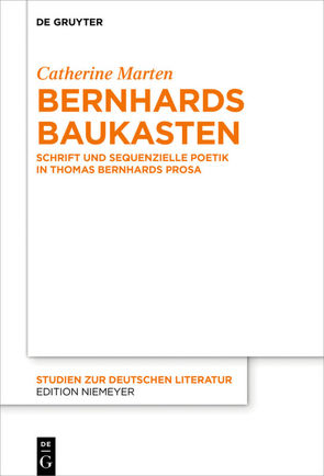 Bernhards Baukasten von Marten,  Catherine