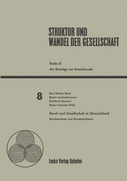 Beruf und Gesellschaft in Deutschland von Aschenbrenner,  Katrin