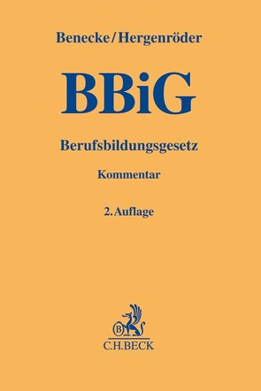 Berufsbildungsgesetz von Benecke,  Martina, Hergenröder,  Carmen Silvia