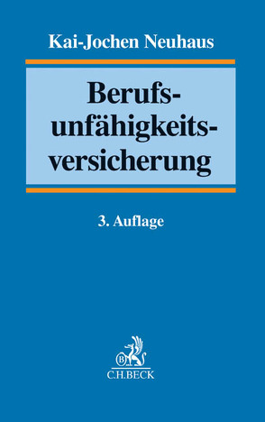 Berufsunfähigkeitsversicherung von Neuhaus,  Kai-Jochen, Voit,  Wolfgang