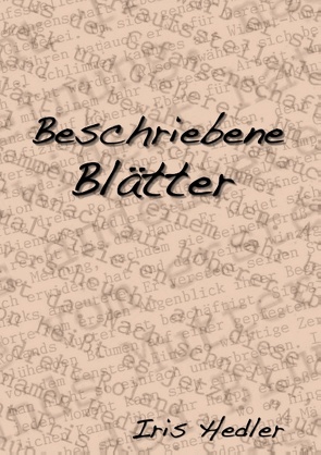 Beschriebene Blätter von Hedler,  Iris