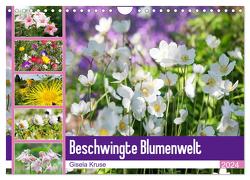 Beschwingte Blumenwelt (Wandkalender 2024 DIN A4 quer), CALVENDO Monatskalender von Kruse,  Gisela