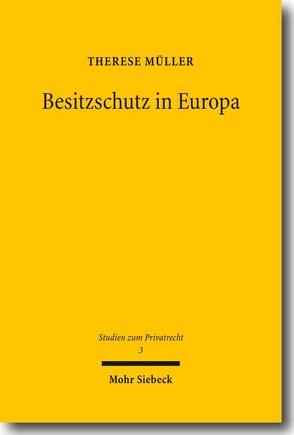 Besitzschutz in Europa von Müller,  Therese