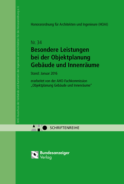 Besondere Leistungen bei der Objektplanung Gebäude und Innenräume