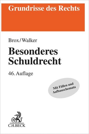 Besonderes Schuldrecht von Brox,  Hans, Walker,  Wolf-Dietrich