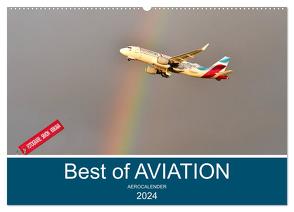 Best of Aviation (Wandkalender 2024 DIN A2 quer), CALVENDO Monatskalender von Krikava,  Simon