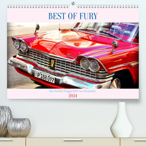 BEST OF FURY – Das furiose Flaggschiff von Plymouth (hochwertiger Premium Wandkalender 2024 DIN A2 quer), Kunstdruck in Hochglanz von von Loewis of Menar,  Henning