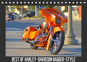 BEST OF HARLEY-DAVIDSON BAGGER-STYLE (Tischkalender 2023 DIN A5 quer) von Wolf,  Volker