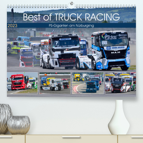 Best of TRUCK RACING (Premium, hochwertiger DIN A2 Wandkalender 2023, Kunstdruck in Hochglanz) von Wilczek,  Dieter