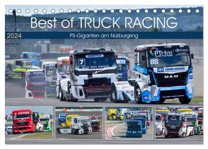 Best of TRUCK RACING (Tischkalender 2024 DIN A5 quer), CALVENDO Monatskalender von Wilczek,  Dieter