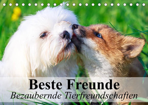 Beste Freunde – Bezaubernde Tierfreundschaften (Tischkalender 2023 DIN A5 quer) von Stanzer,  Elisabeth