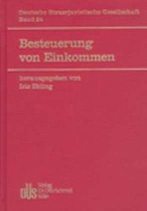 Besteuerung von Einkommen von Ebling,  Iris