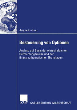 Besteuerung von Optionen von Lindner,  Ariane