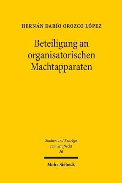 Beteiligung an organisatorischen Machtapparaten von Orozco López,  Hernán Dario