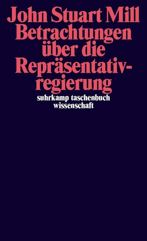 Betrachtungen über die Repräsentativregierung von Buchstein,  Hubertus, Irle-Dietrich,  Hannelore, Mill,  John Stuart, Seubert,  Sandra