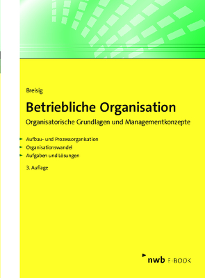 Betriebliche Organisation von Breisig,  Thomas