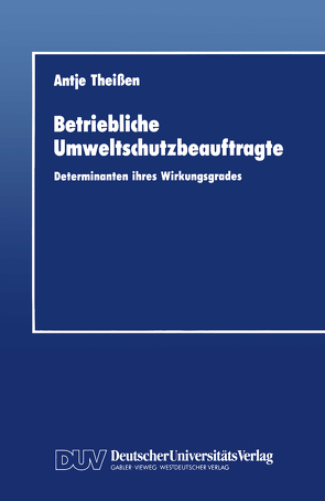 Betriebliche Umweltschutzbeauftragte von Theissen,  Antje