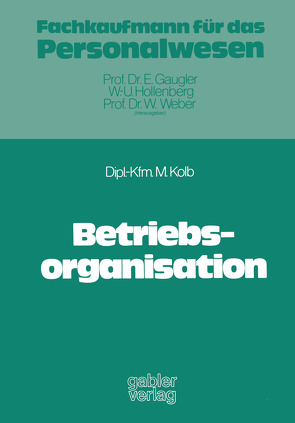 Betriebsorganisation von Kolb,  Meinulf