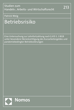 Betriebsrisiko von Weig,  Patrick