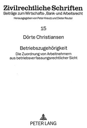 Betriebszugehörigkeit von Christiansen,  Dörte