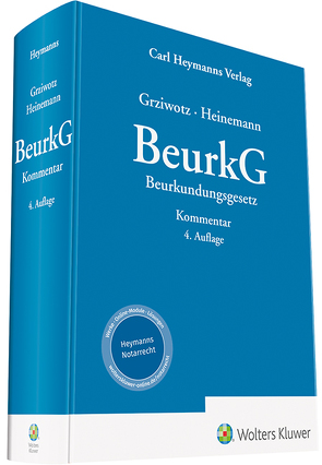 BeurkG – Beurkundungsgesetz von Grziwotz,  Herbert, Heinemann,  Jörn