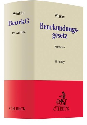 Beurkundungsgesetz von Winkler,  Karl