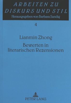 Bewerten in literarischen Rezensionen von Zhong,  Lianmin