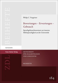 Bewertungen – Erwartungen – Gebrauch von Vergeiner,  Philip C.