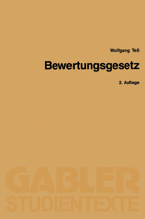 Bewertungsgesetz von Teß,  Wolfgang