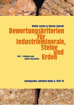 Bewertungskriterien für Industrieminerale, Steine und Erden von Gwosdz,  Werner, Lorenz,  Walter