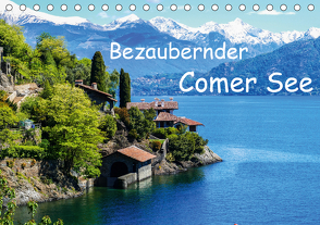 Bezaubernder Comer See (Tischkalender 2021 DIN A5 quer) von Hampe,  Gabi