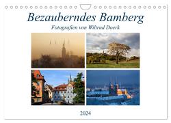 Bezauberndes Bamberg (Wandkalender 2024 DIN A4 quer), CALVENDO Monatskalender von Doerk,  Wiltrud