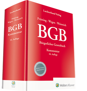 BGB Kommentar von Prütting,  Hanns, Wegen,  Gerhard, Weinreich,  Gerd