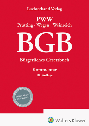 BGB Kommentar von Prütting,  Hanns, Wegen,  Gerhard, Weinreich,  Gerd