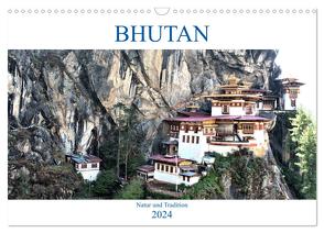 Bhutan – Natur und Tradition (Wandkalender 2024 DIN A3 quer), CALVENDO Monatskalender von A. Langenkamp,  Wolfgang