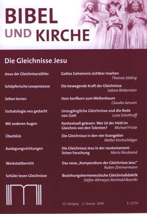 Bibel und Kirche / Die Gleichnisse Jesu