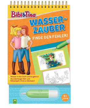 Bibi & Tina Wasserzauber | Finde den Fehler. Einfach mit Wasser malen